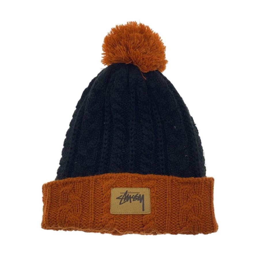 【aaa】STUSSY ニット帽子 STUSSY◇ニットキャップ/--/コットン/マルチカラー/無地/メンズ