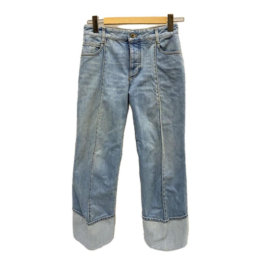 その他 bottega veneta BOTTEGA VENETA◇ブルーカーブドシェイプジーンズ/34/コットン/IDG