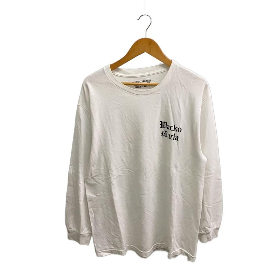 WACKO MARIA◇バックタイガープリント/ロンt/長袖Tシャツ/L/コットン