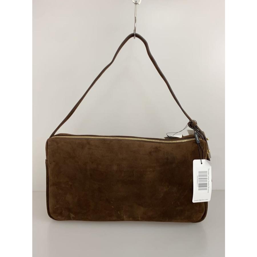 Deuxieme Classe◇Elleme/rousse Suede Browny/バッグ/スウェード/25 