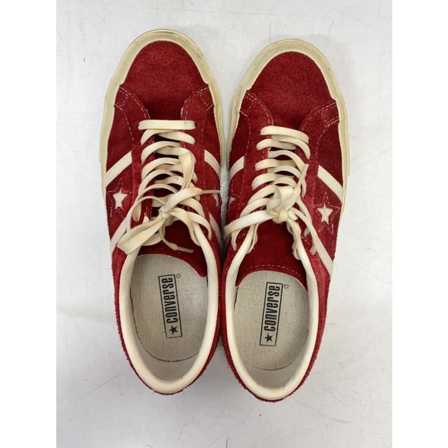 CONVERSE◇STAR&BARS SUEDE/ローカットスニーカー/26cm/RED/1SE459 