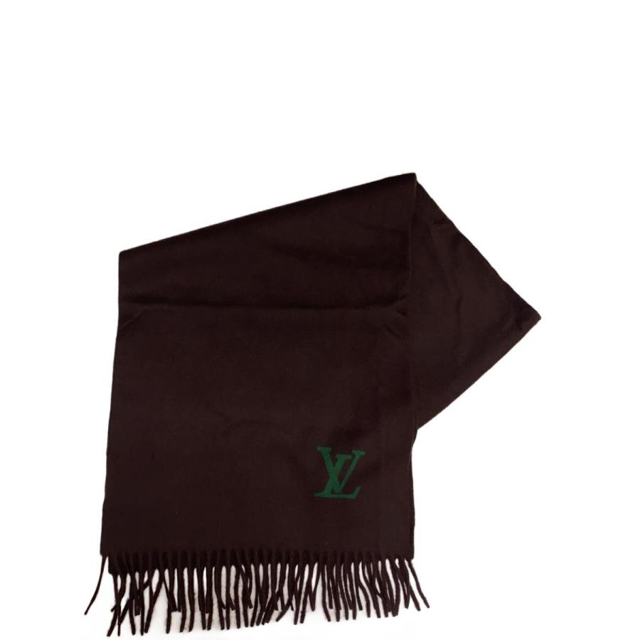 LOUIS VUITTON◇マフラー/カシミア/BRW/レディース : セカンド