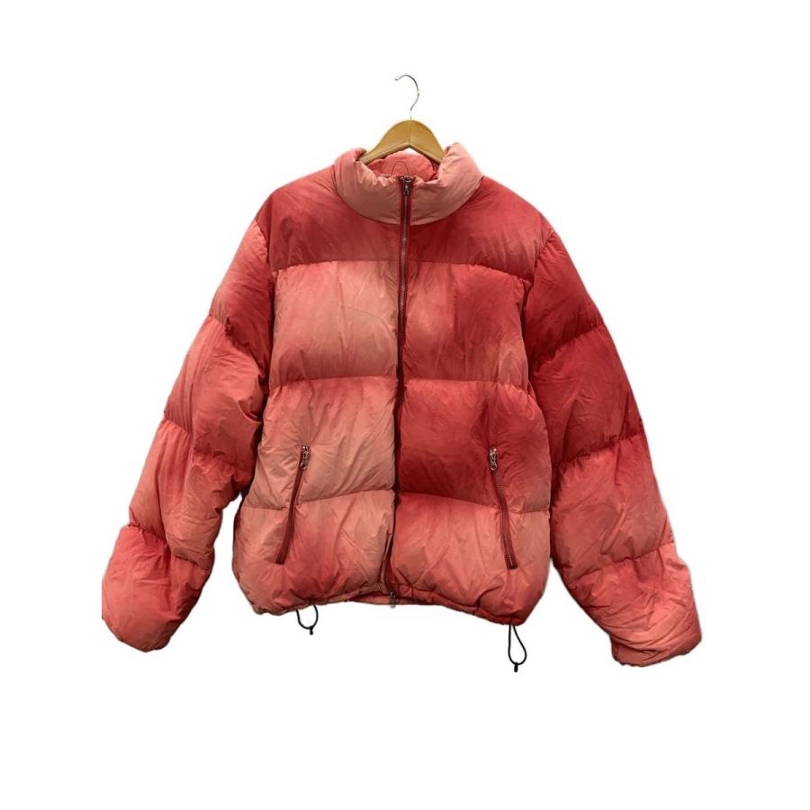 STUSSY◇Recycled Nylon Down Puffer/ダウンジャケット/M/ナイロン/RED 