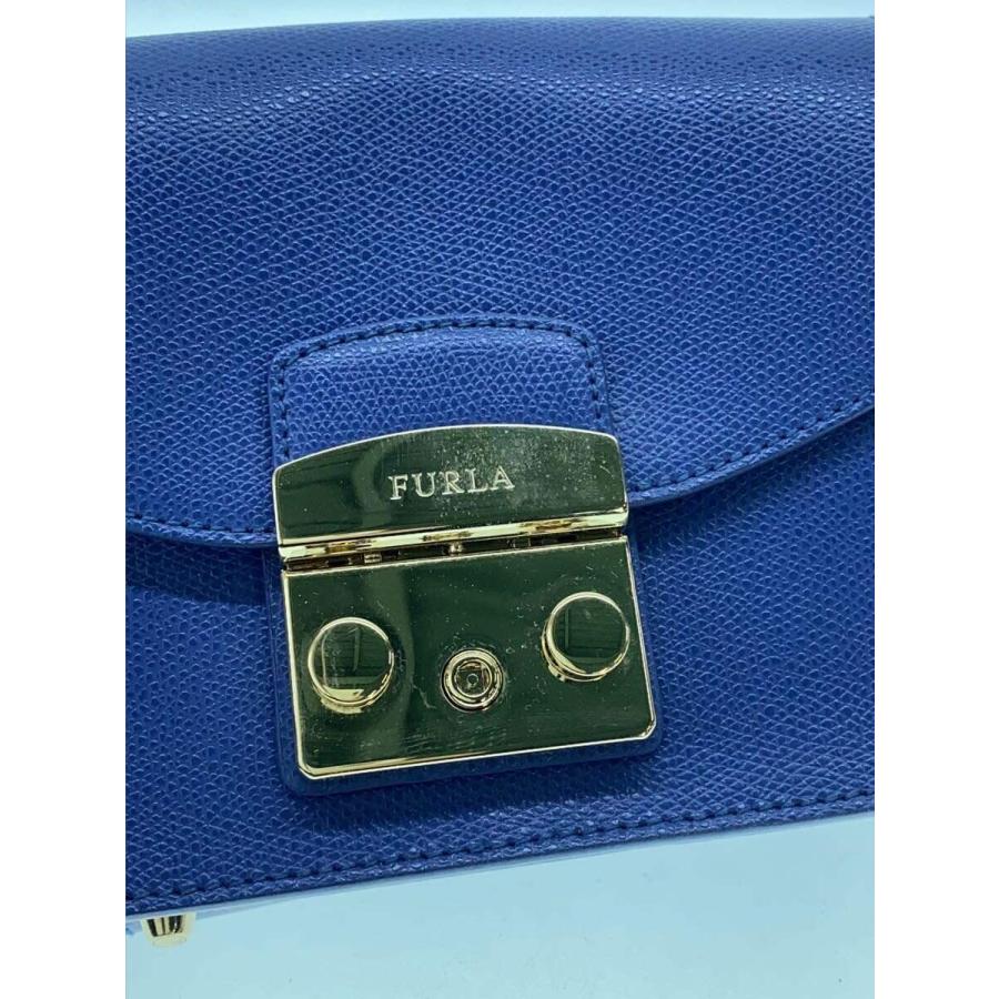 FURLA◆メトロポリス/ショルダーバッグ/レザー/ブルー｜ssol-shopping｜05