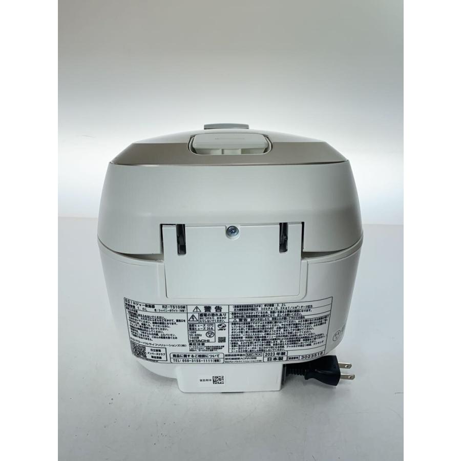 HITACHI◇炊飯器 RZ-TS105MRZ-TS105M HITACHI 炊飯器5.5合 ホワイト