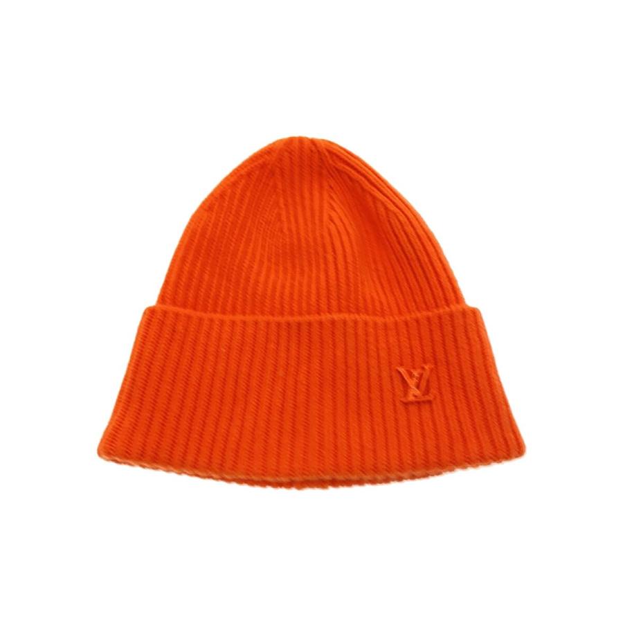 LOUIS VUITTON◇ボネLVアヘッド/ニットキャップ/FREE/カシミア/ORN 