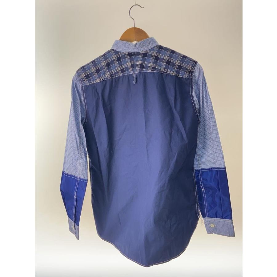 JUNYA WATANABE COMME des GARCONS MAN / 長袖シャツ/XS/コットン/BLU/チェック/WB-B004 JUNYA WATANABE COMME des GARCONS MAN◇長袖シャツ/XS/コットン/BLU