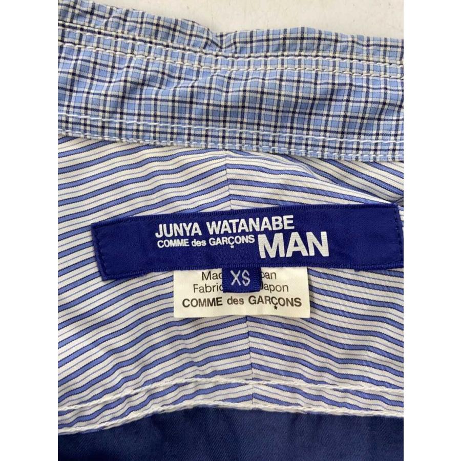 JUNYA WATANABE COMME des GARCONS MAN◇長袖シャツ/XS/コットン/BLU