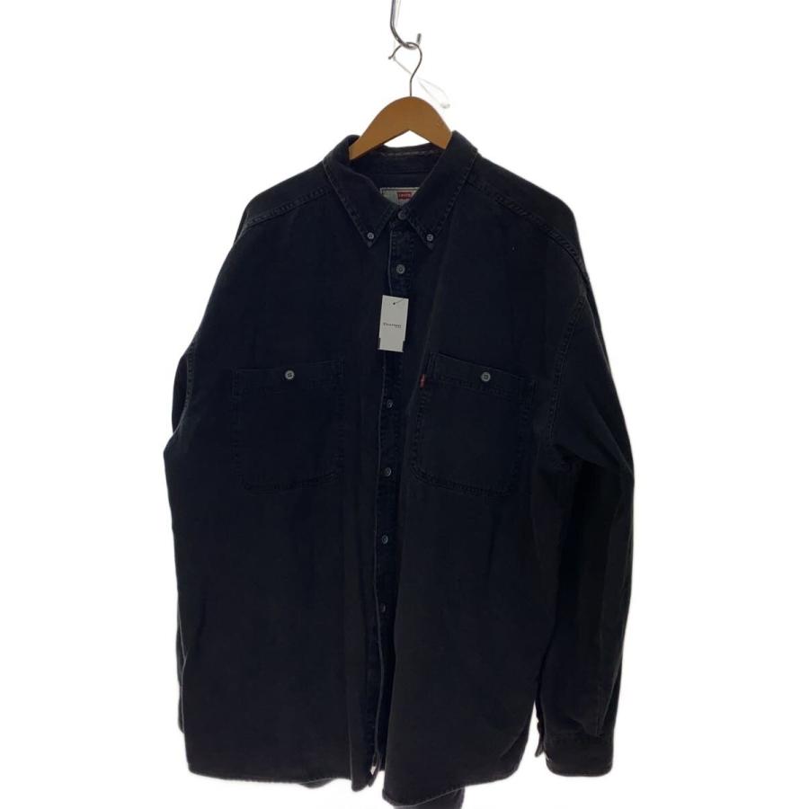 Levi's ブラック デニムシャツ 90s Levi's◇90s/95年製/ブラックデニムシャツ/877M/長袖シャツ/コットン