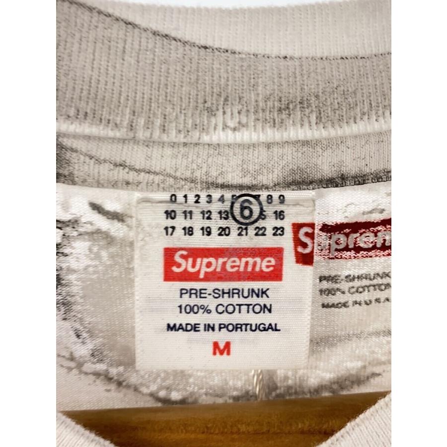 Supreme◆24SS/×MM6 Maison Margiela/Box Logo Tee/Tシャツ/M/コットン/WHT人気売れ筋ランキング