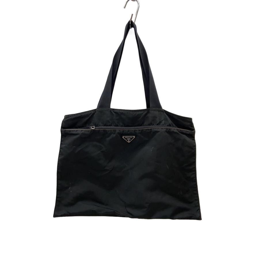 PRADAショルダーバッグ・ナイロン地・ブラック PRADA◇ショルダーバッグ/ナイロン/BLK/無地 : セカンドストリート