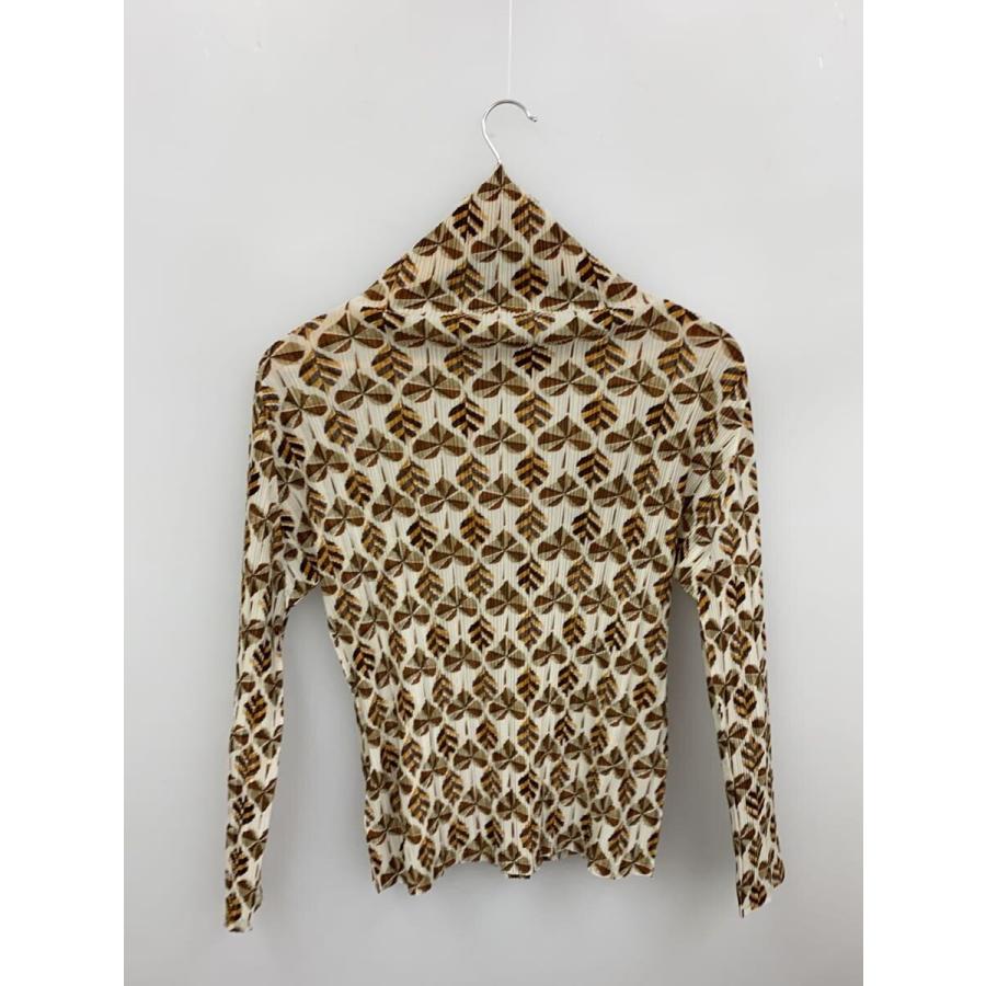 PLEATS PLEASE ISSEY MIYAKE◇ハイネック長袖カットソー/3 