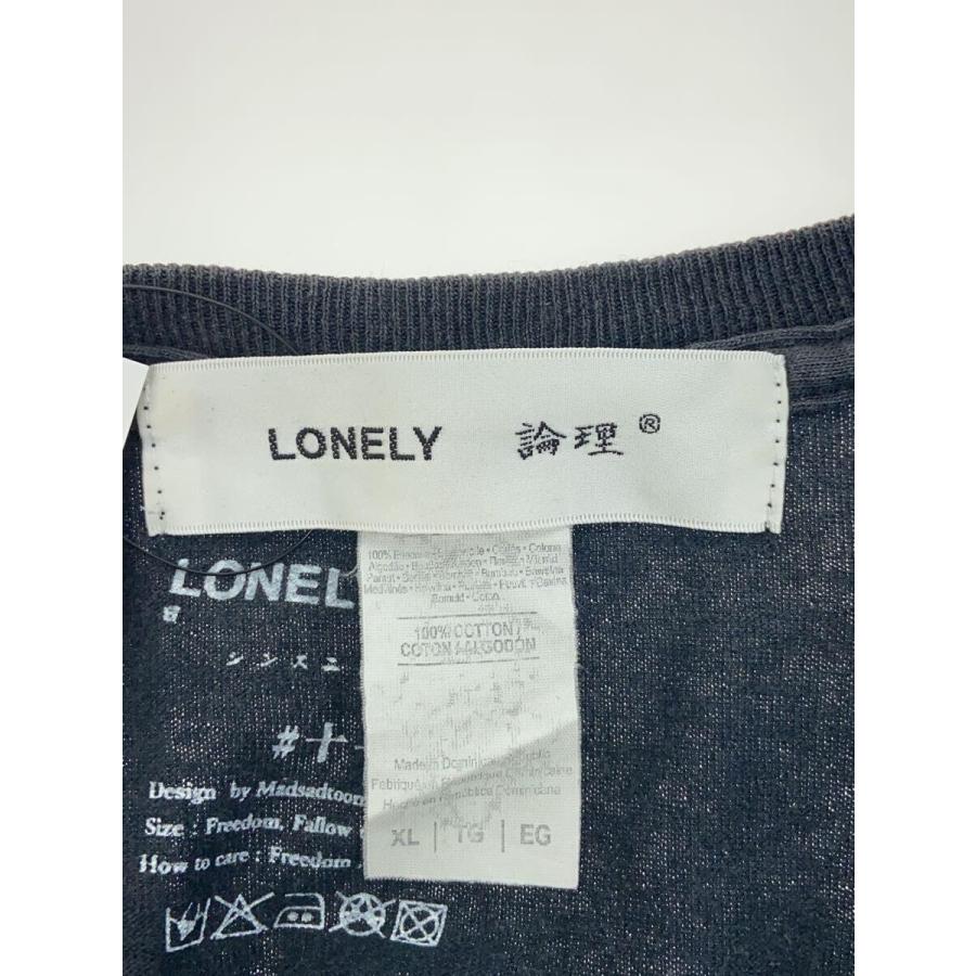 LONELY論理◆Tシャツ/XL/コットン/BLK｜ssol-shopping｜03