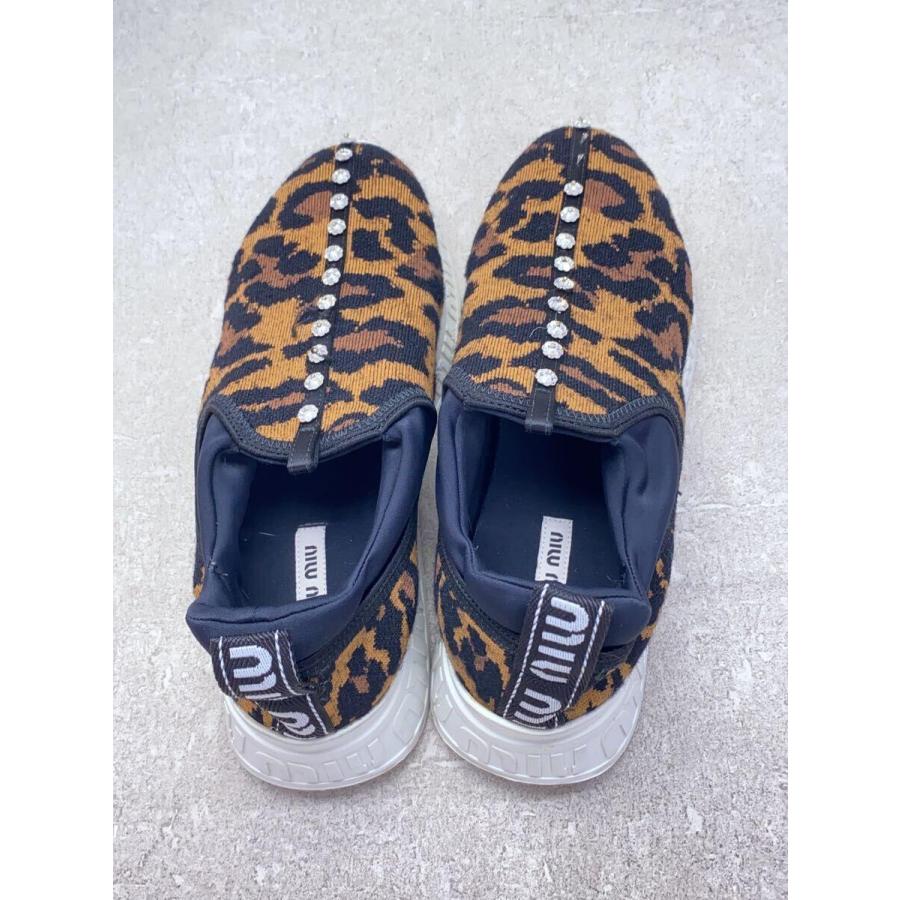 MIU MIU◇デッキシューズ/38/CML MIU MIU(ミュウミュウ) 25SS