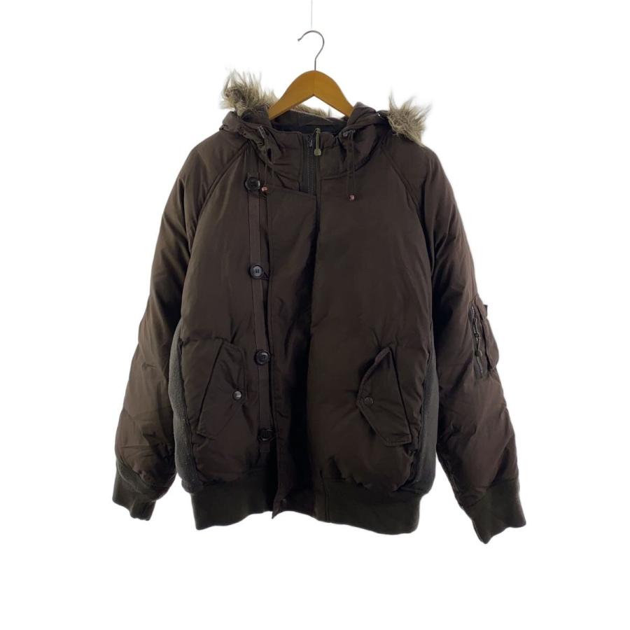 STUSSY◇毛玉有/STUSSY AUTHENTIC OUTER/N-3B/ダウンジャケット/L