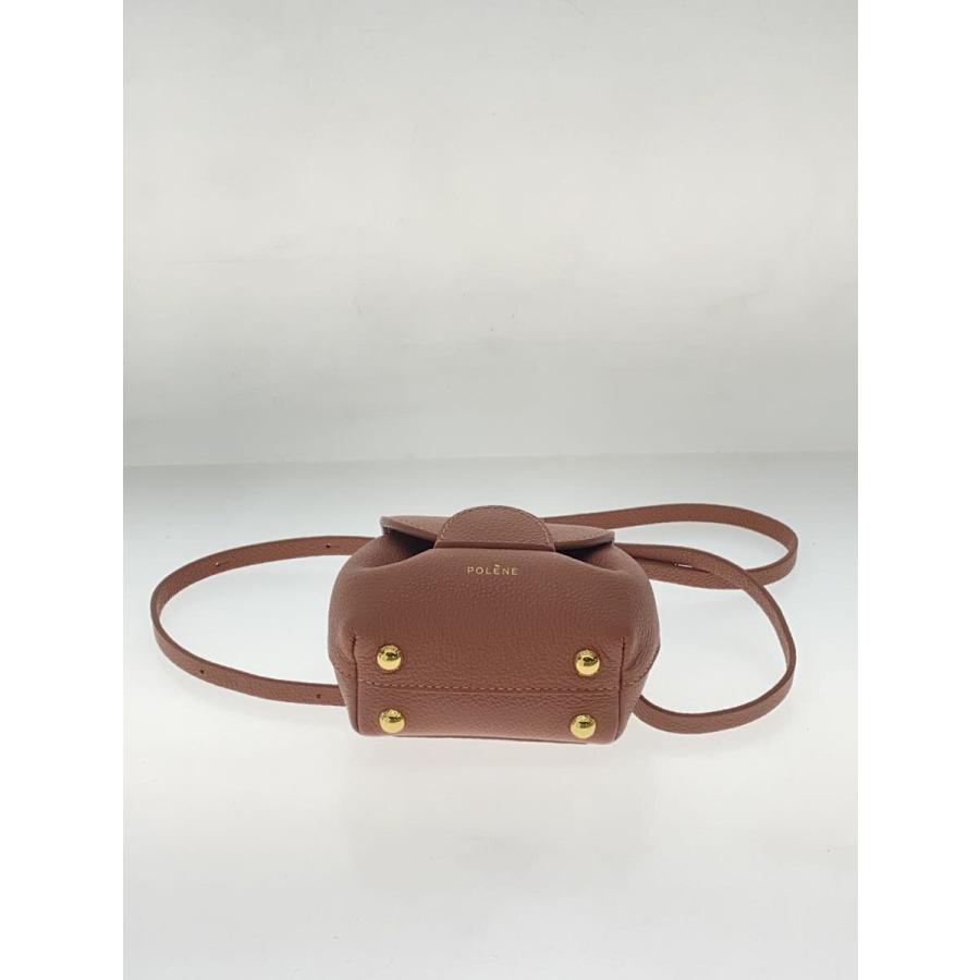 【美品】Polène Numero Un Mini レザー ショルダーバッグ POLENE◇Numero Un micro/ショルダーバッグ/--/PNK : セカンド