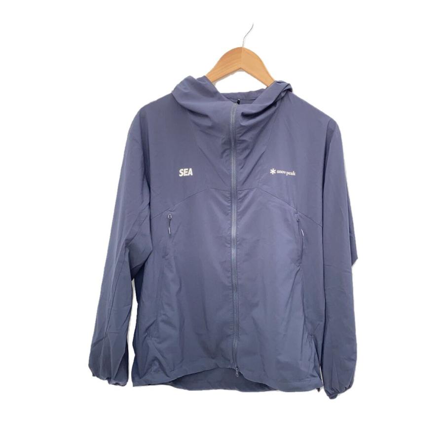 スノーピーク ノーカラー 中綿ジャケット S ネイビー peak メンズ snow peak◇ジャケット/S/ポリエステル/NVY/WAS-JK-25SU701 : セカンド