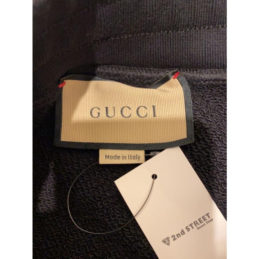 GUCCI◆Sweatpants with logo/スウェットパンツ/L/コットン/BLK/756870 XJF13//_3