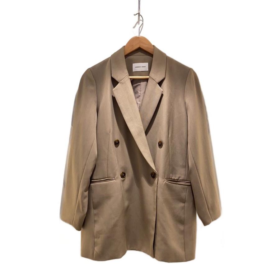 CAPRICIEUX LE'MAGE◇24SS/Wテーラージャケット/FREE/ポリエステル/BEG