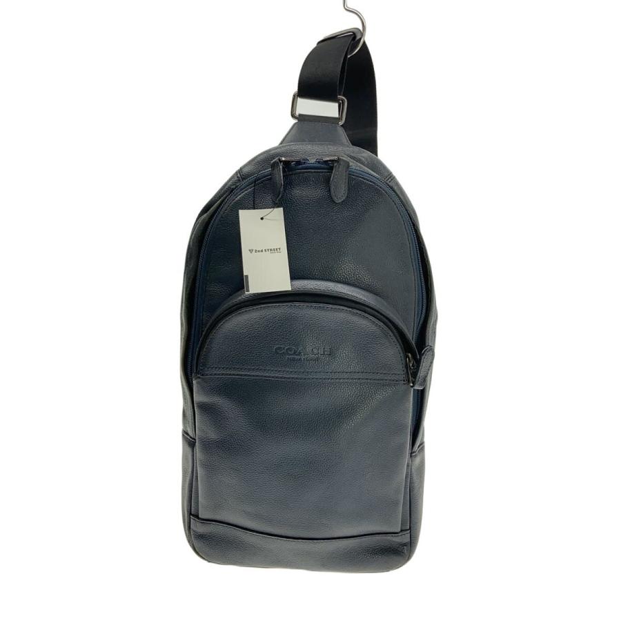 COACH ネイビー レザー ショルダーバッグ COACH◇ショルダーバッグ/レザー/ネイビー : セカンドストリートYahoo