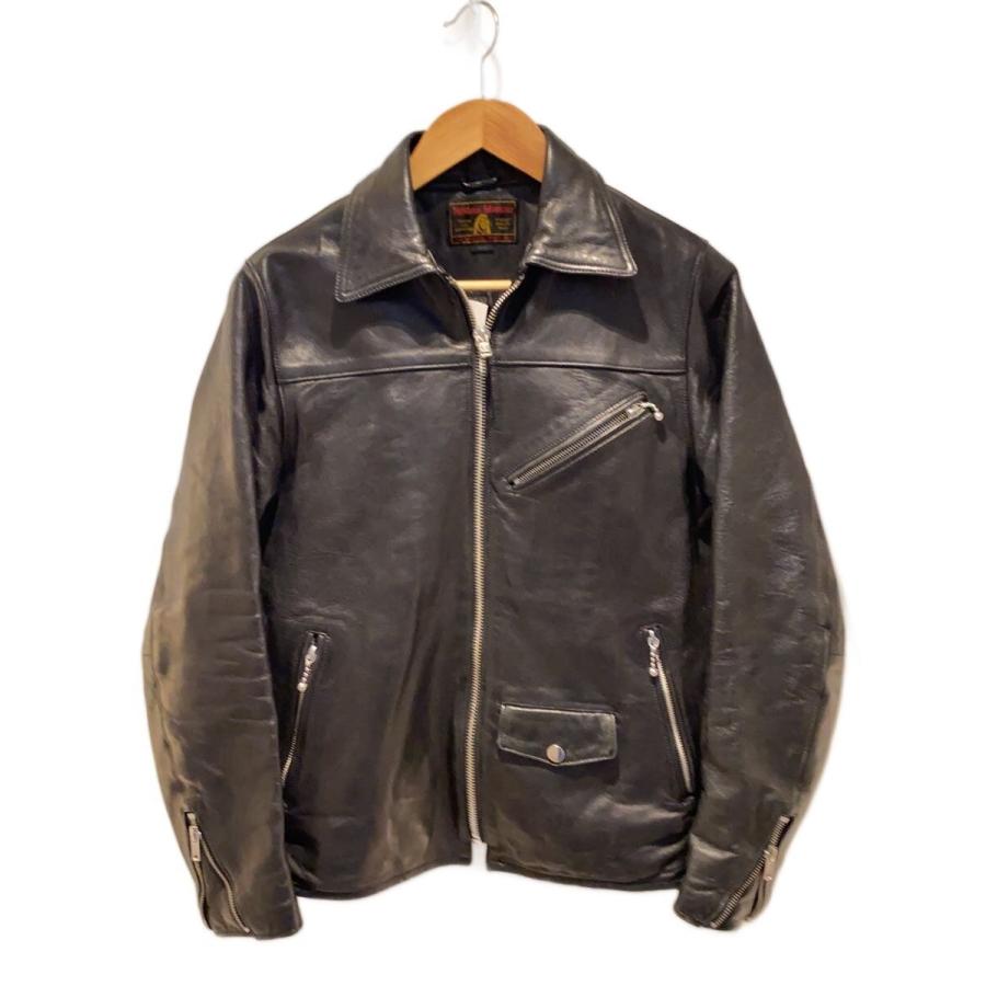 HYSTERIC GLAMOUR◇レザージャケット・ブルゾン/S/レザー/BLK/0243LB01