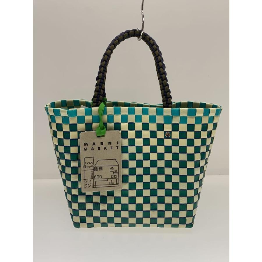 MARNI◇カゴバッグ/--/グリーン/チェック// : セカンドストリートYahoo