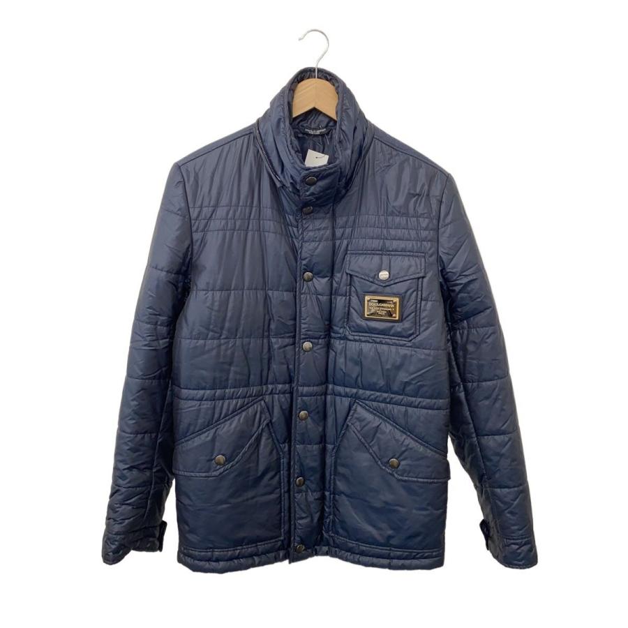 DOLCE&GABBANA ダウンジャケット ネイビー DOLCE&GABBANA◇ダウンジャケット/--/ポリエステル/NVY/G9L45T