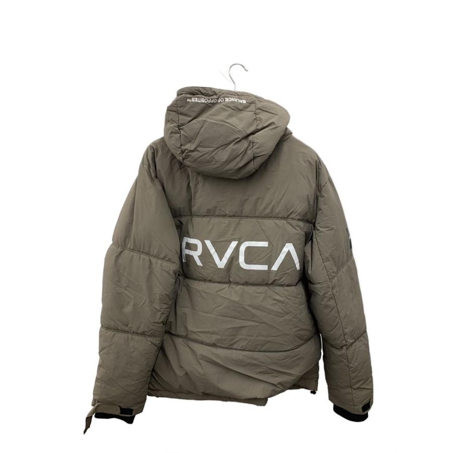 RVCA◇ダウンジャケット/M/ナイロン/BRW/無地/dmr-4ts203// : セカンド 