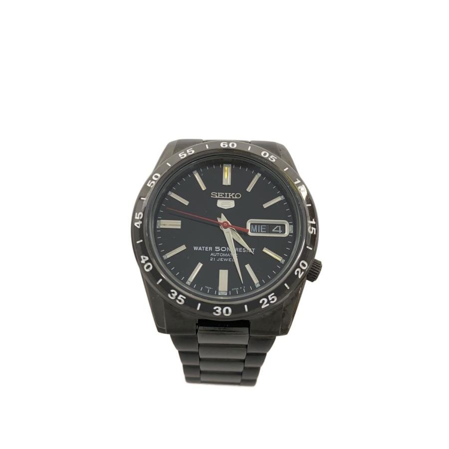 【ヨシ】SEIKO 5 7S26-02T0 自動巻き 50m防水 SEIKO◇自動巻腕時計/アナログ/--/BLK/BLK/7s26-02t0// : セカンド
