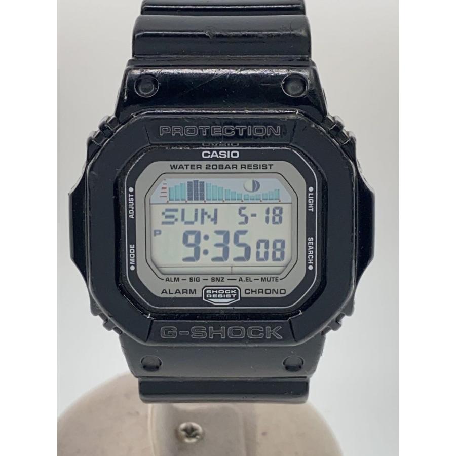 CASIO◇クォーツ腕時計・G-SHOCK/デジタル/ラバー/BLK/BLK : セカンド