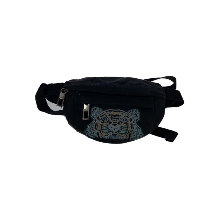 KENZO◇ウエストバッグ/ナイロン/BLK/FA65SF307F20 : セカンド