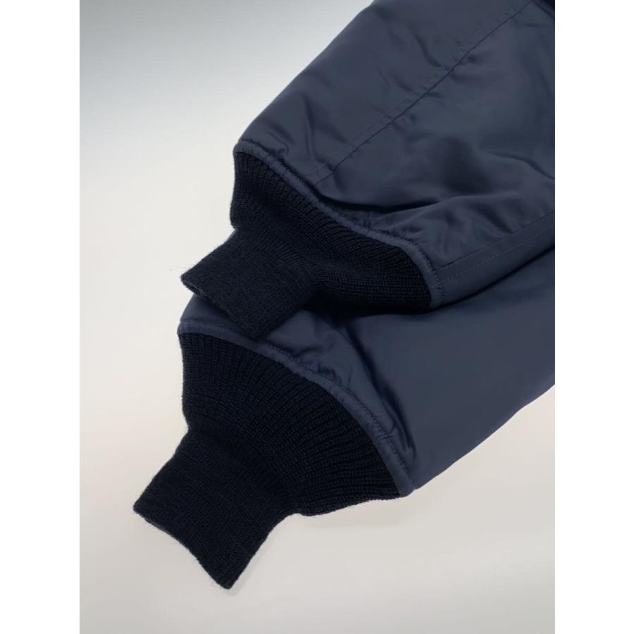 WACKO MARIA◇G-8 FLIGHT JACKET/M/ナイロン/NVY/無地/24FW-WMO-SW01