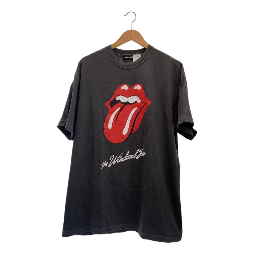 WIND AND SEA / Tシャツ/L/コットン/WHT/Rolling Stones WIND AND SEA◇THE ROLLING STONES/ローリングストーンズ/Tシャツ/XL