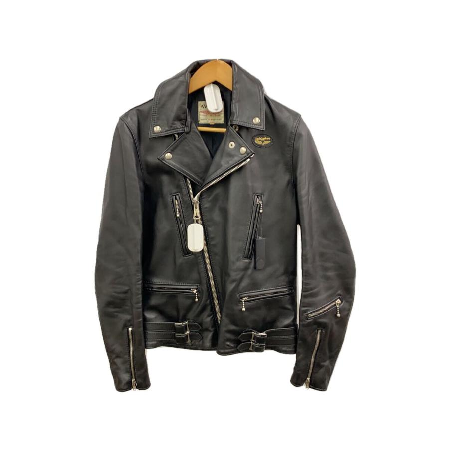 Lewis Leathers ブラック ダブルライダースジャケット　34 Lewis Leathers◇ダブルライダースジャケット/34/レザー