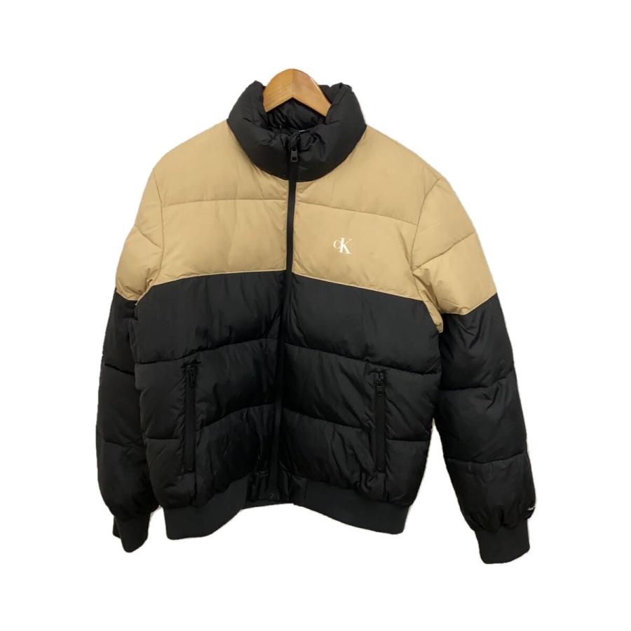 Calvin Klein Jeans◇ダウンジャケット/XL/ポリエステル/BEG Calvin Klein Jeans◇ダウンジャケット/XL/ポリエステル/BEG