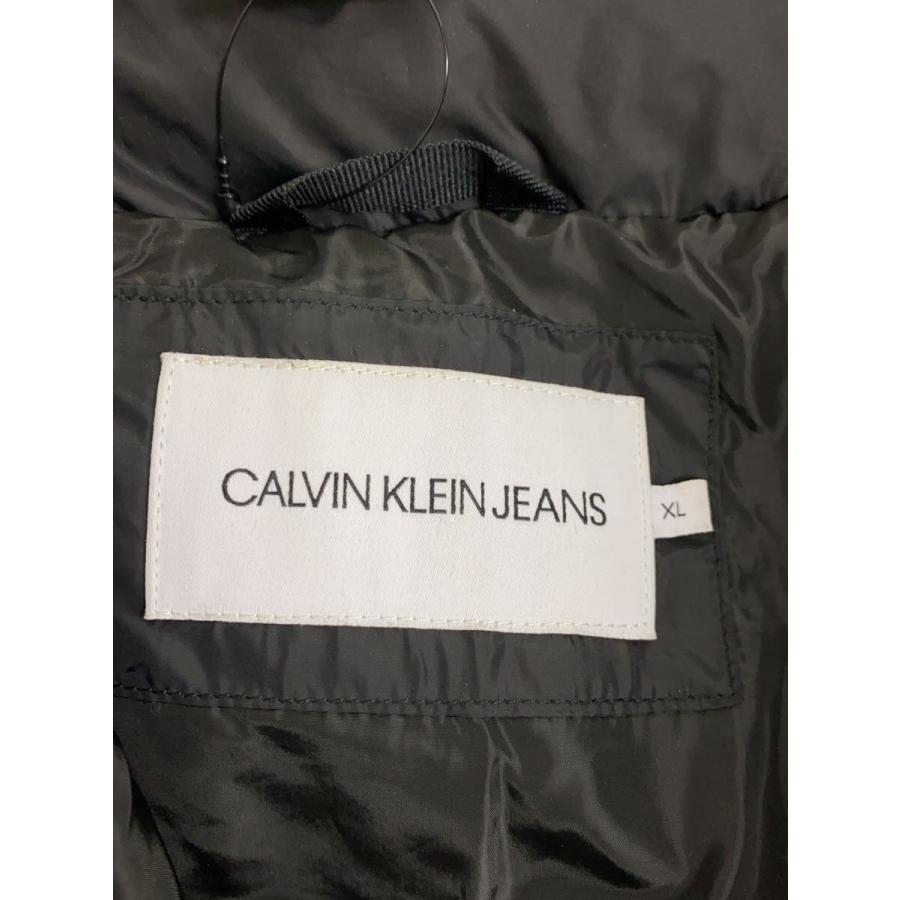 Calvin Klein Jeans◇ダウンジャケット/XL/ポリエステル/BEG Calvin Klein Jeans◇ダウンジャケット/XL/ポリエステル/BEG