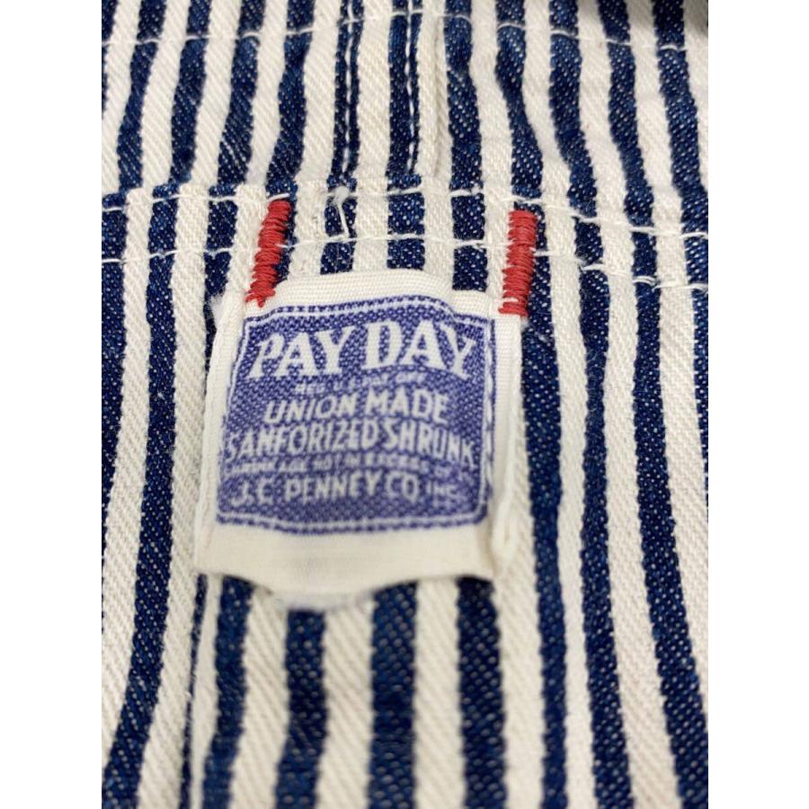 40年代PAY DAY ストライプオーバーオール PAYDAY◇オーバーオール/--/コットン/IDG/ストライプ/40s/ヒッコリー