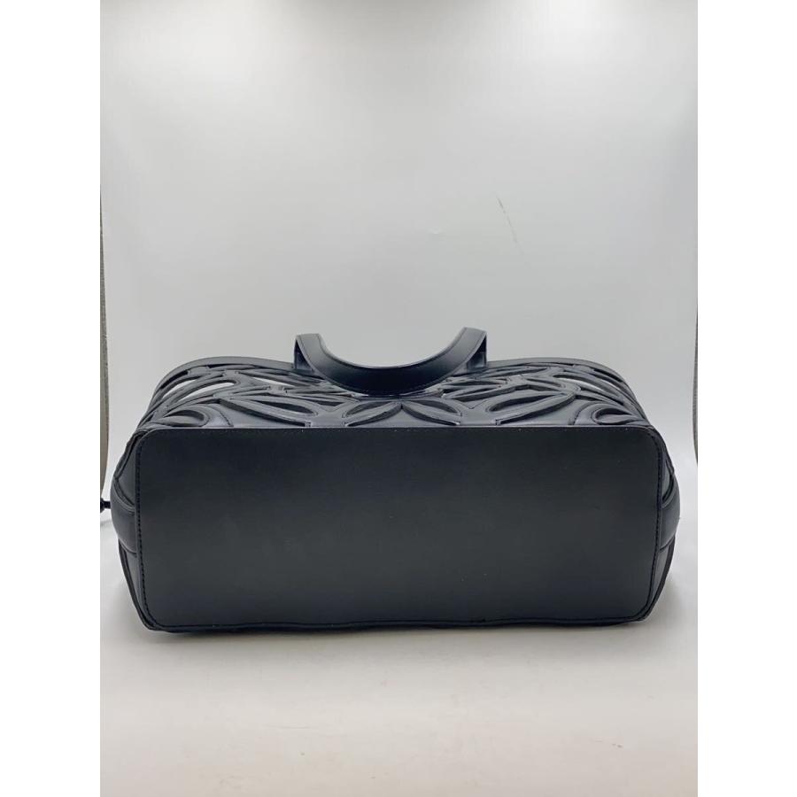 ZARA◇トートバッグ/フェイクレザー/BLK/無地 : セカンドストリート 
