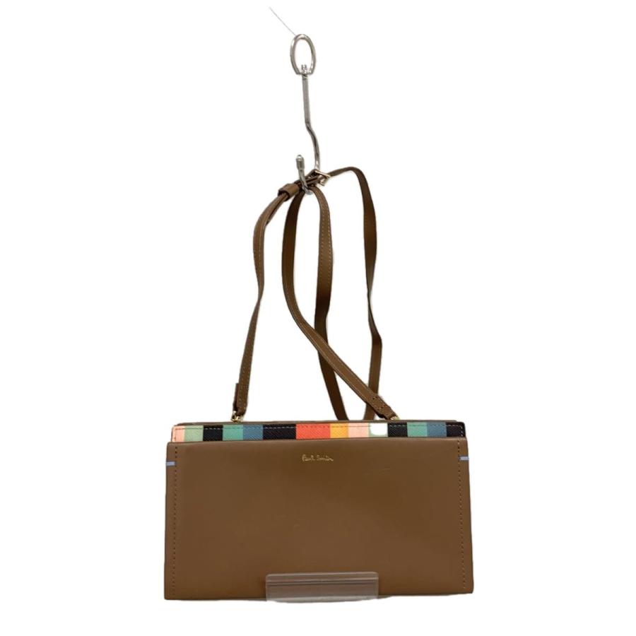 Paul Smith◇財布/レザー/BRW/レディースサプルレザー ネック 