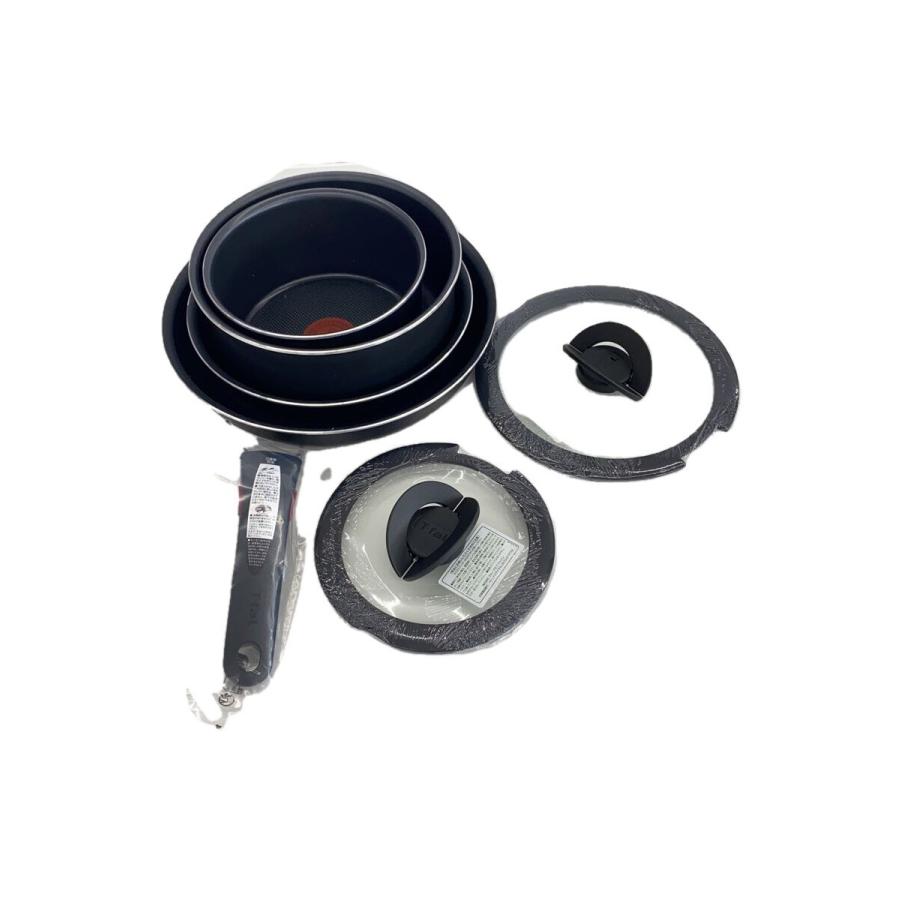 T-fal 鍋セット　7点セット T-fal◇鍋/7点セット/BLK/L17097/インジニオ・ネオ エスプレッソ