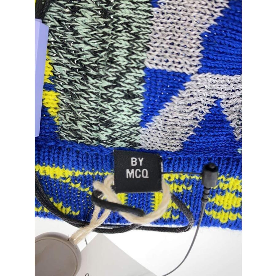 McQ Alexander McQueen◆セーター(厚手)/L/コットン/BLU/総柄｜ssol-shopping｜03