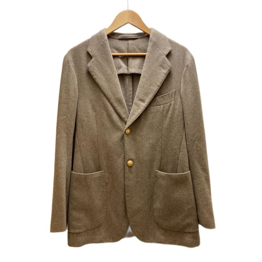 MAATEE&SONS◇テーラードジャケット/3/カシミア/BRW/無地/MTMU4303
