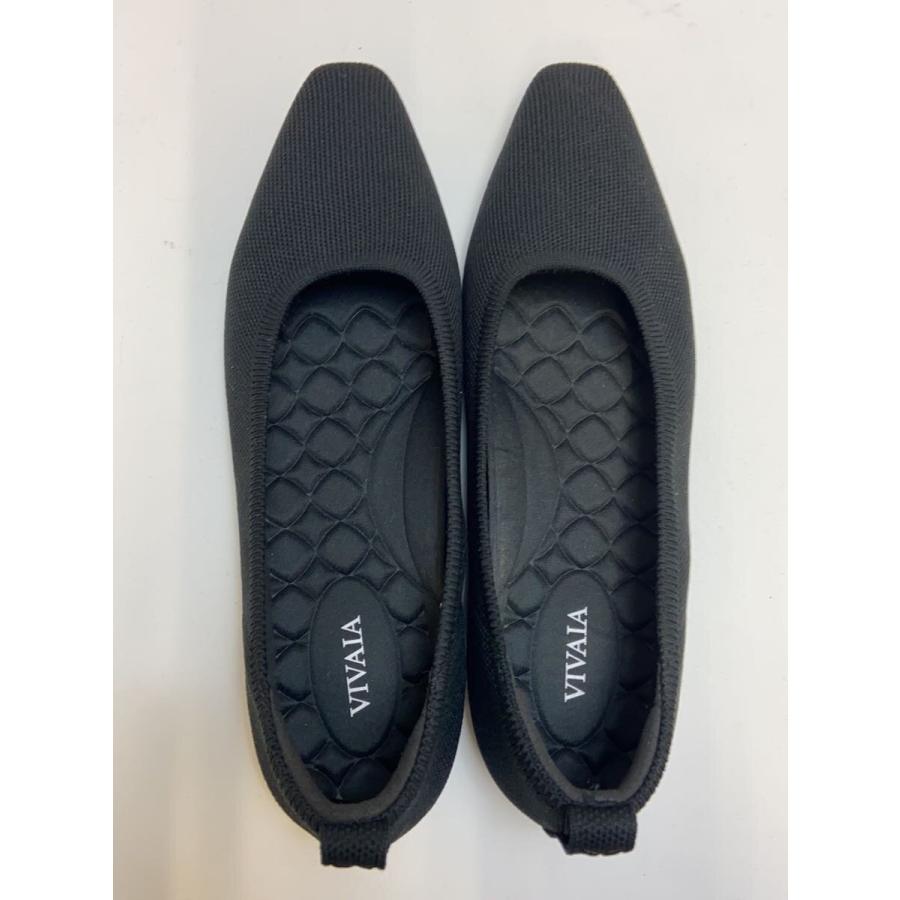 VIVAIA◇フラットパンプス/39.5/BLK : セカンドストリートYahoo!店