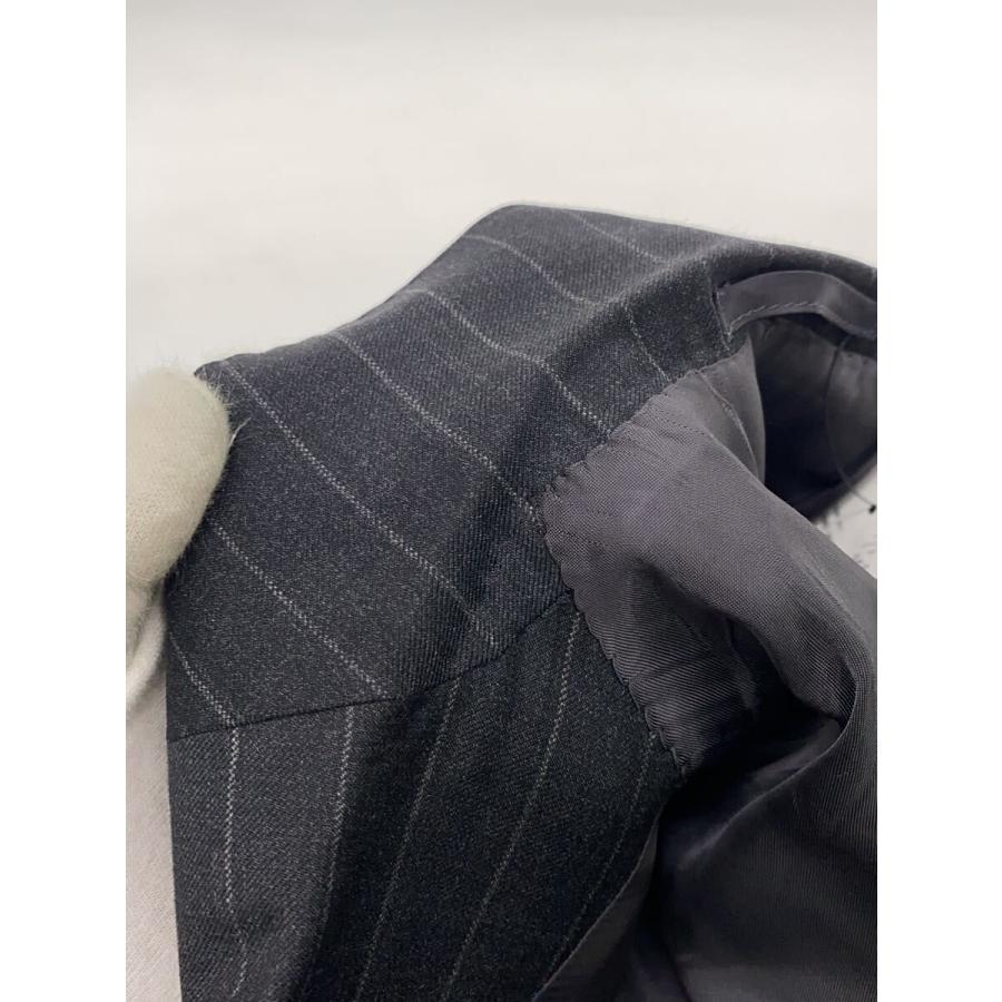 RING JACKET◇スーツ/46/ウール/GRY/ストライプ/RN028F02B 