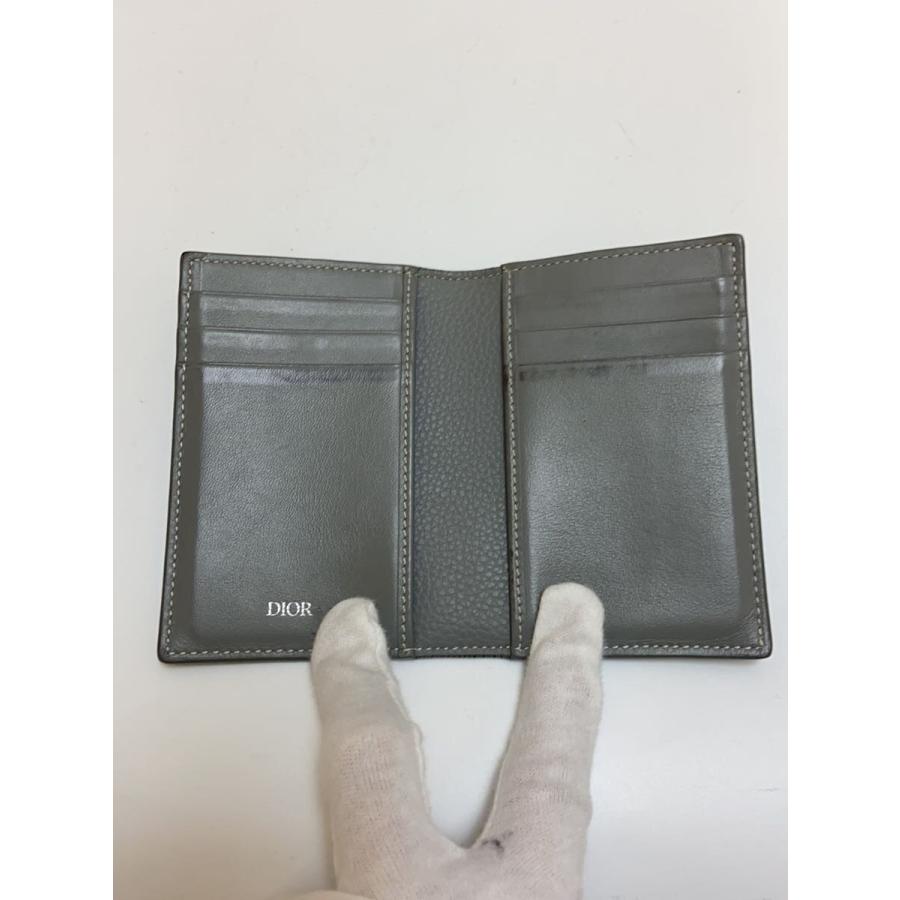 Christian Dior◇1947/カードケース/--/GRY/メンズ/12-BO-0242/内側