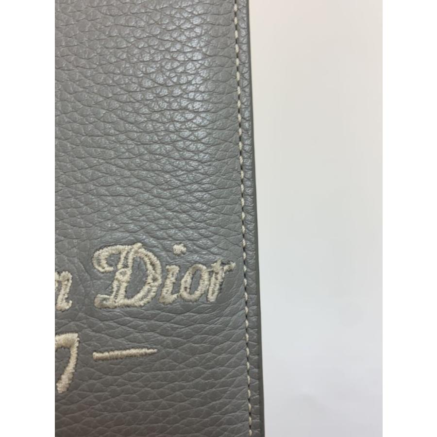 Christian Dior◇1947/カードケース/--/GRY/メンズ/12-BO-0242/内側
