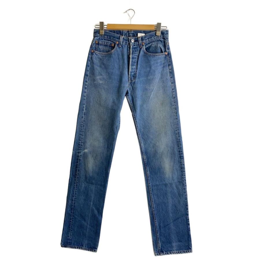 Levi's ストレートデニムパンツ インディゴ Levi's◇ストレートパンツ/32/デニム/IDG/2501-0117/米国製/ボタン裏
