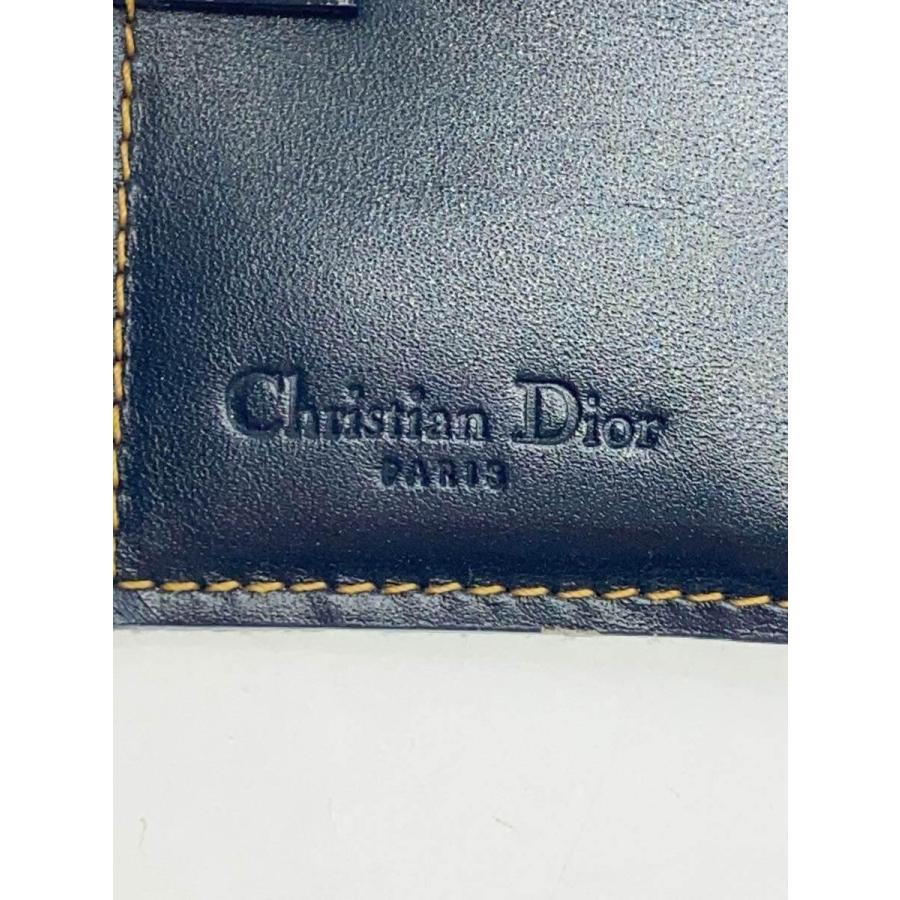 Christian Dior◇2つ折り財布/キャンバス/NVY/レディース : セカンド