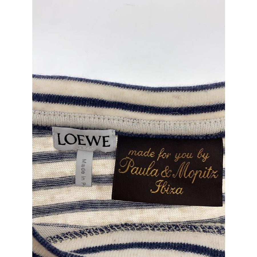 LOEWE◇Tシャツ/M/コットン/WHT/ボーダー/H6299121PC LOEWE◇Tシャツ/M/コットン/WHT/ボーダー/H6299121PC