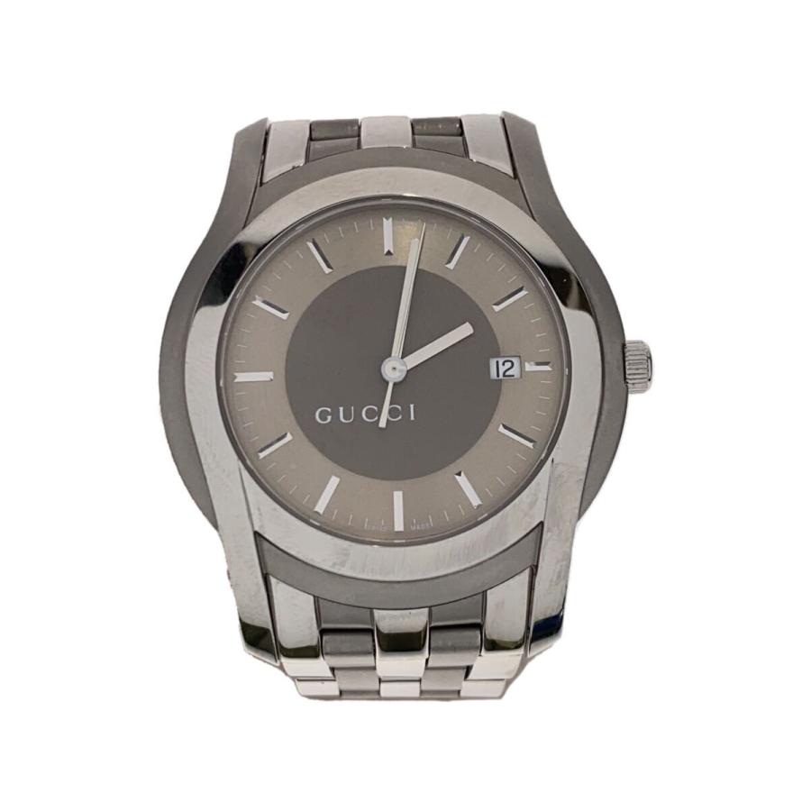 GUCCI◇クォーツ腕時計/アナログ/ステンレス/SLV/5500XL GUCCI◇クォーツ腕時計/アナログ/ステンレス/SLV/5500XL
